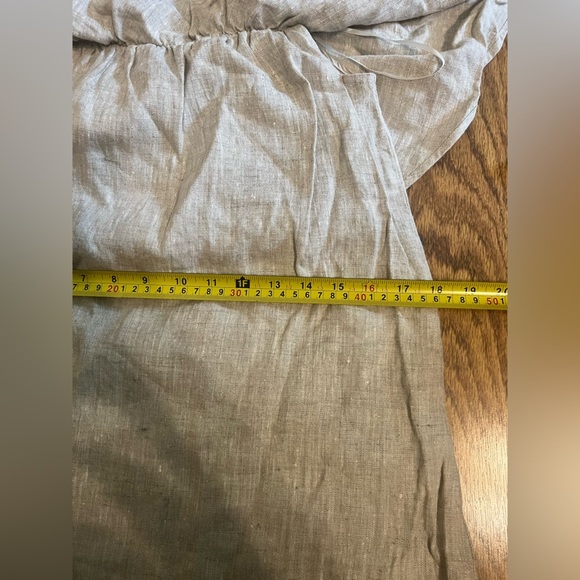 Reformation off the Shoulder Dress linen Tennessee beach boho revolve relaxed s - Picture 8 of 8